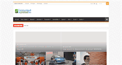 Desktop Screenshot of communiquedepresse.ma